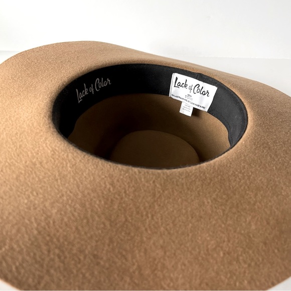 Lack of Color Australian Wool Wide Brim Fedora Rancher Hat - Picture 8 of 10